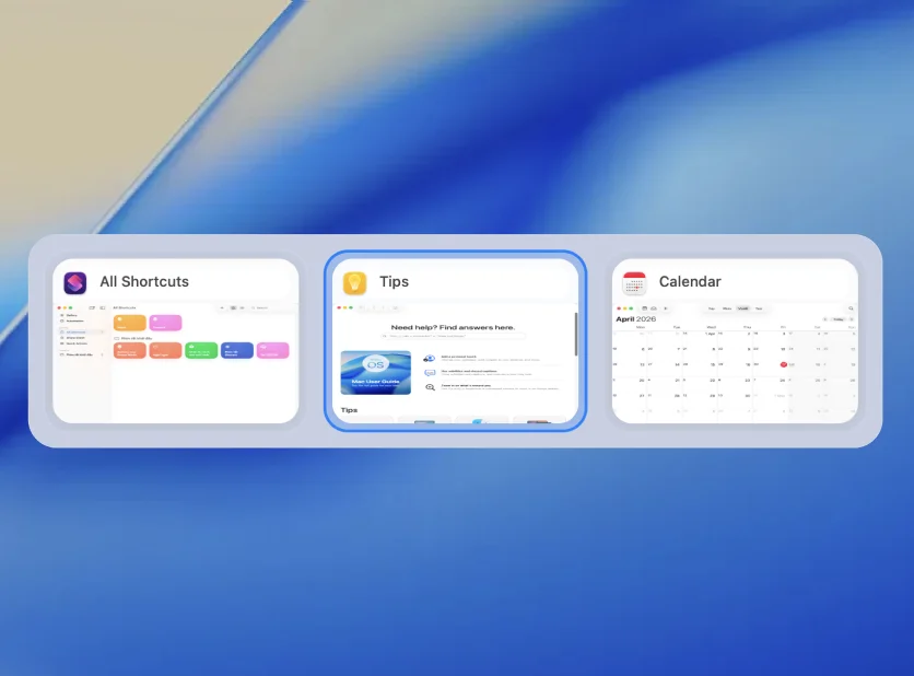Saltabo switcher in Thumbnails style